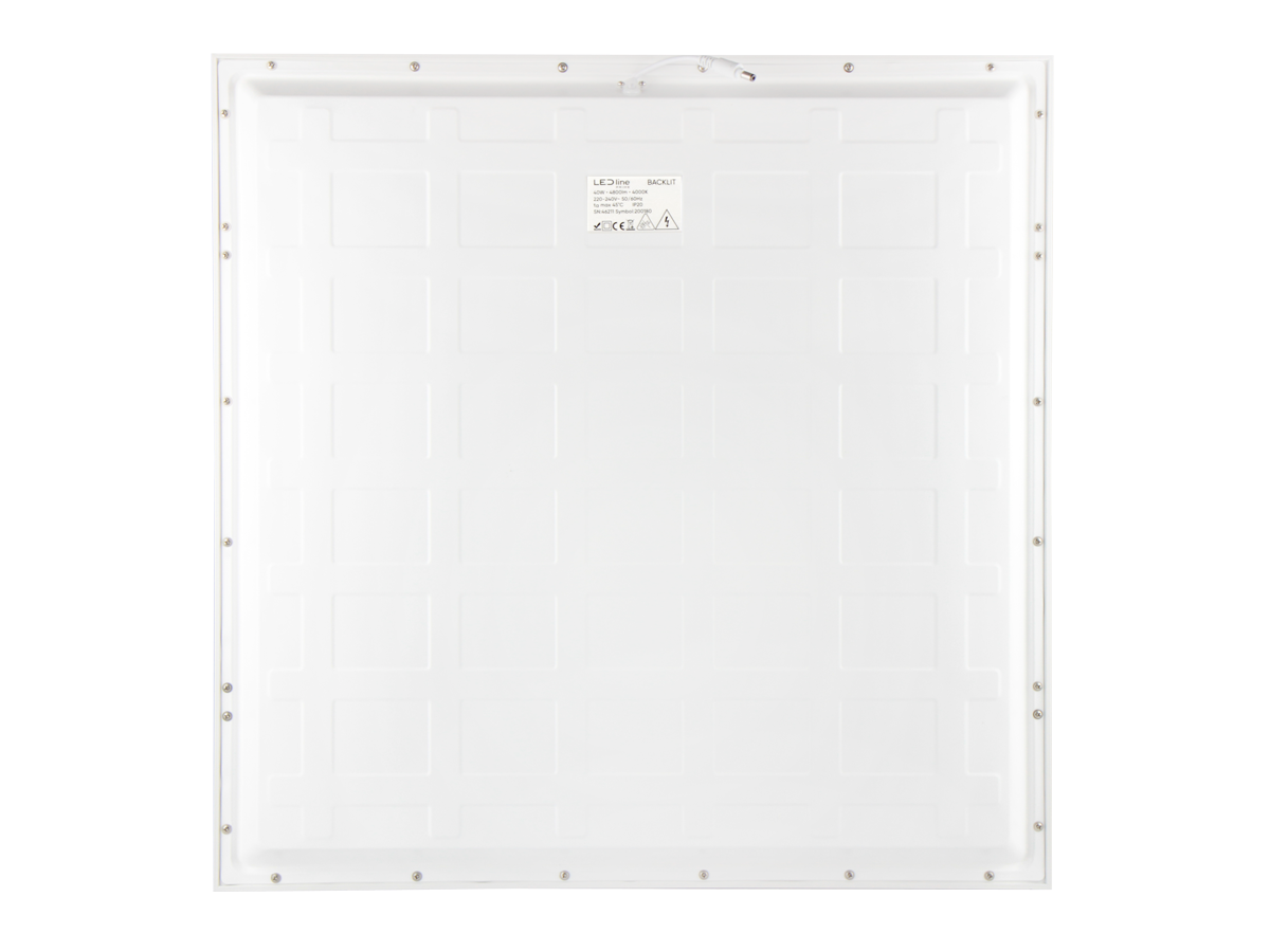 Backlit Paneel 4000K 28W 4000lm IP20 60x60cm wit PRIME