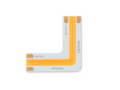Hoekconnector voor COB LED strips 2700K 8mm 2 pins Type L 11W PRIME