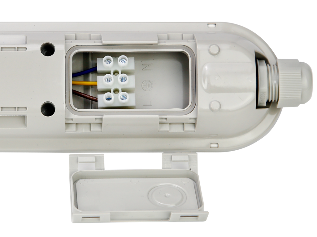 Hermetische armatuur LINKER 5000K 40W 6000lm IP65 120cm grijs PRIME