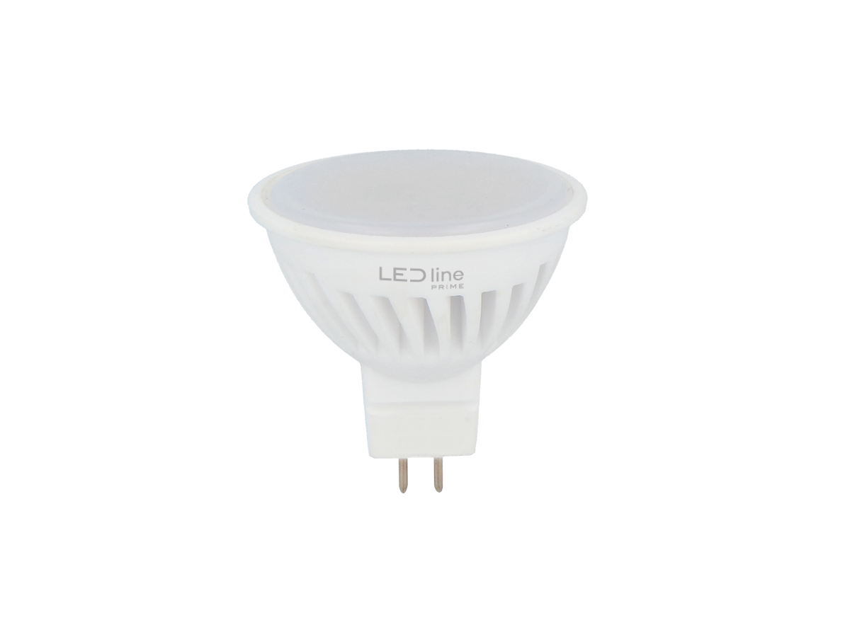 LED-lamp MR16 4000K 5W 600lm 10-18V AC/DC 120 ° GU5.3 PRIME Keramiek