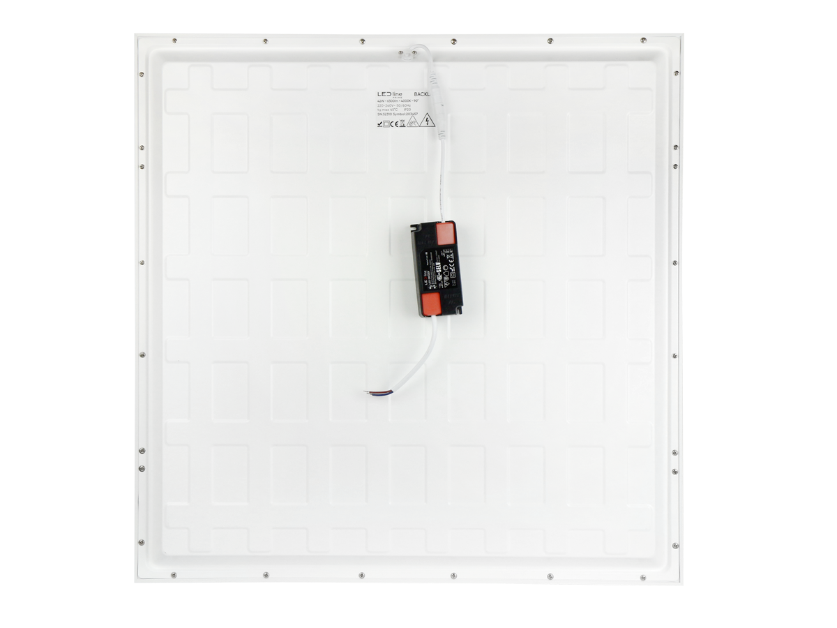 Backlit Paneel 4000K 42W 6300lm IP20 60x60cm wit UGR<19 PRIME DALI