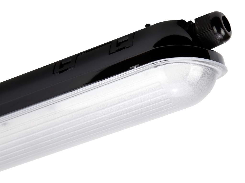 LED line hermetische armatuur LINKER 4000K 40W 6000lm IP65 120cm zwart PRIME noodmodule LAW 3h AT