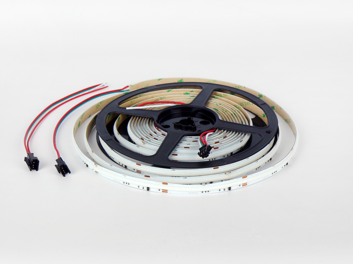 LED strip 784 COB 24V RGBW 4000K 21W IP66 DIGITAL SPI WS2814 10mm 5m 350lm/m PRIME