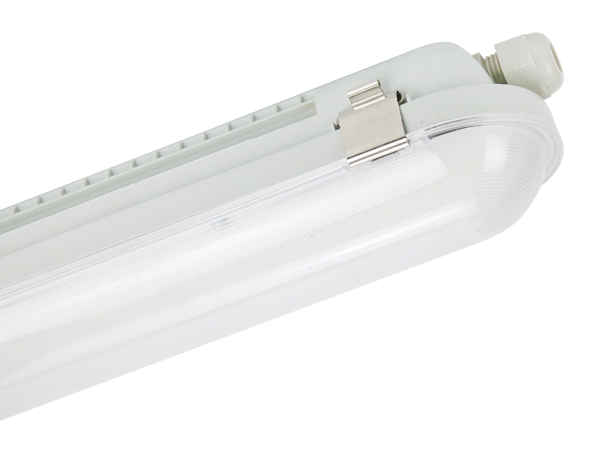 Hermetische armatuur RANGER 4000K 10-40W 7200lm IP66 120cm grijs PRIME bewegingssensor MV