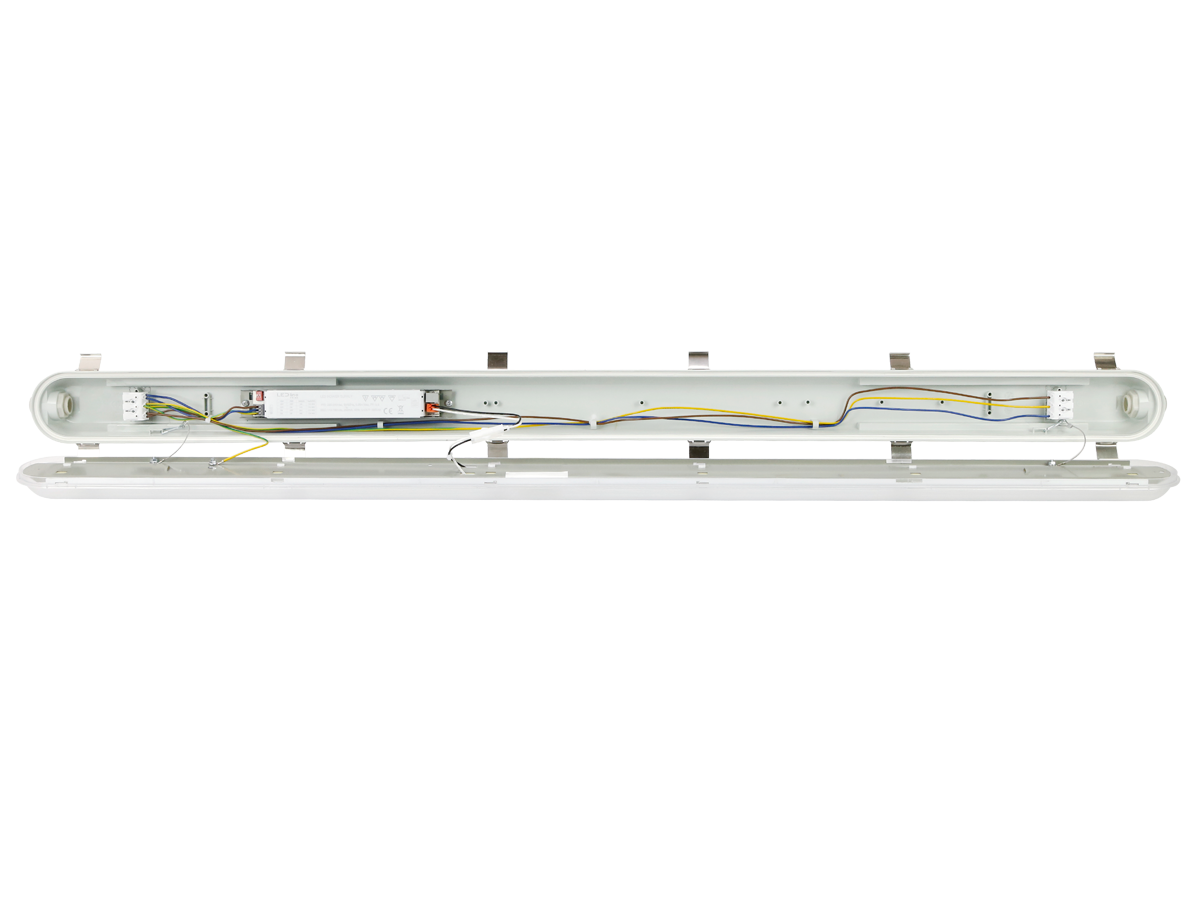 Hermetische armatuur RANGER 4000K 10-40W 7200lm IP66 120cm grijs PRIME bewegingssensor MV
