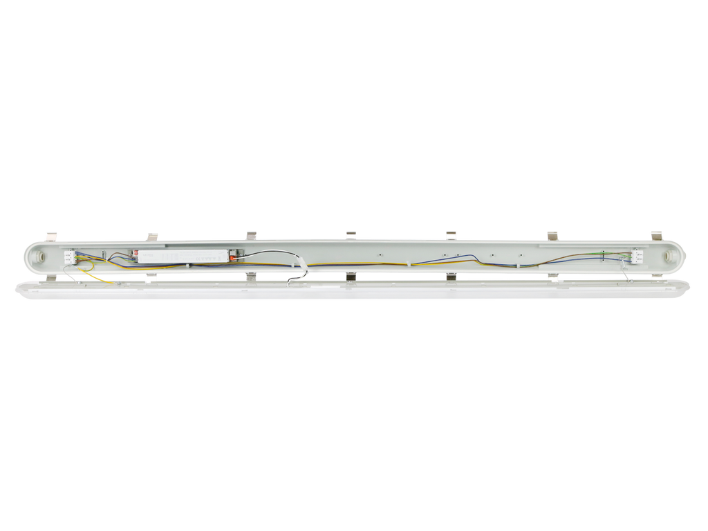 Hermetische armatuur RANGER 3CCT 3K/4K/5K 25-55W 8250lm IP66 150cm grijs PRIME bewegingssensor MV noodmodule LAW 3h AT