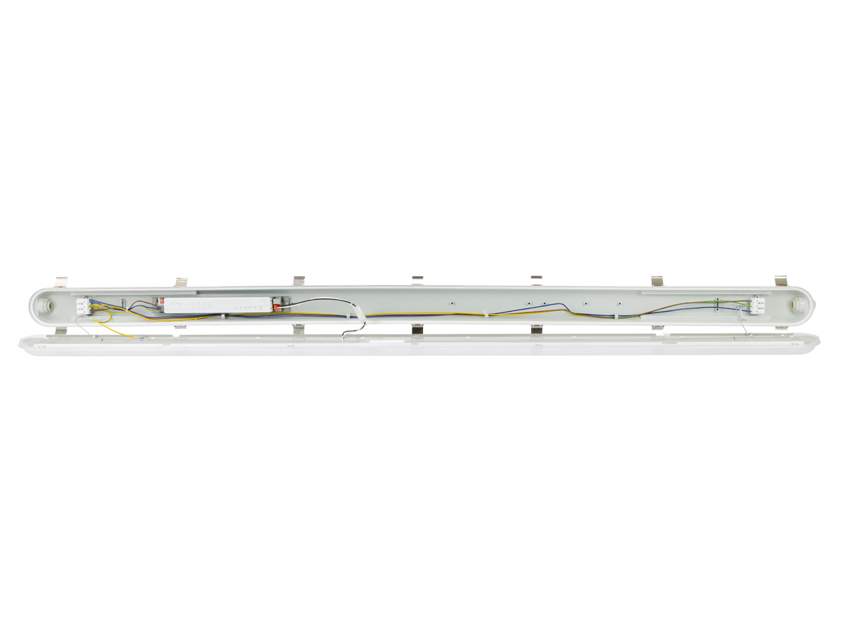 Hermetische armatuur RANGER 3CCT 3K/4K/5K 25-55W 8250lm IP66 150cm grijs PRIME bewegingssensor MV noodmodule LAW 3h AT