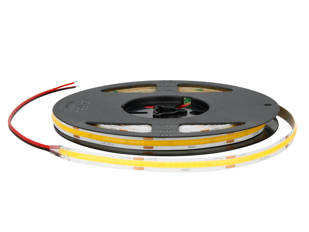 LED tape 320 COB 24V 3000K 8W IP20 8mm 5m 800lm/m PRIME