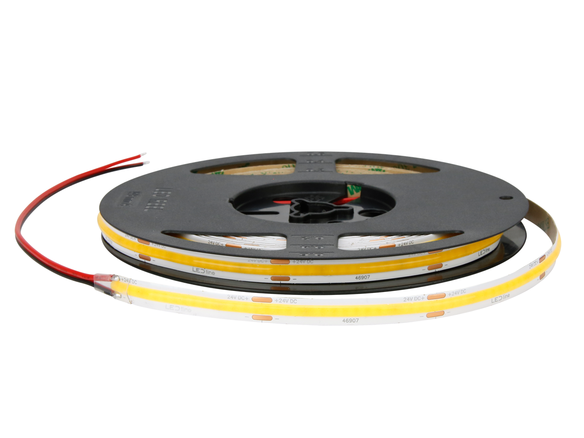 LED tape 320 COB 24V 3000K 8W IP20 8mm 5m 800lm/m PRIME