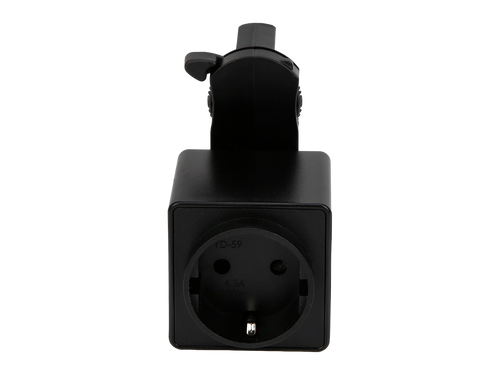 230V stopcontact voor LUMICANTO rail zwart PRIME