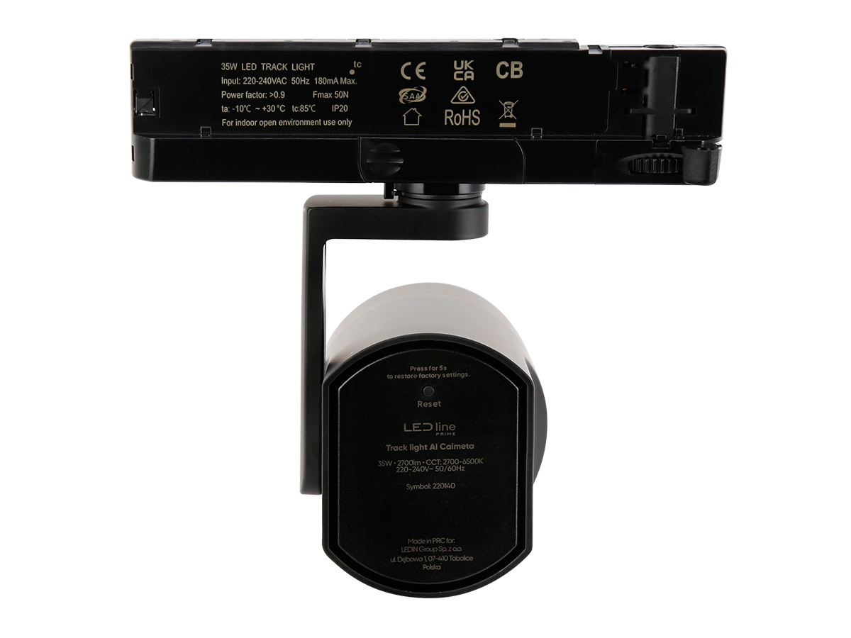 Railspot AI LED line x Caimeta 35W CCT 24° zwart PRIME