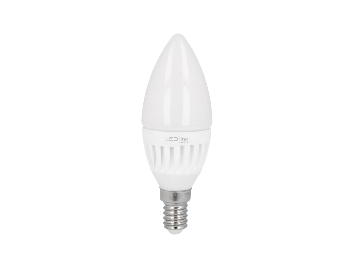 LED-lamp E14 4000K 7W 1000lm 230V 220 ° C37 Keramiek PRIME