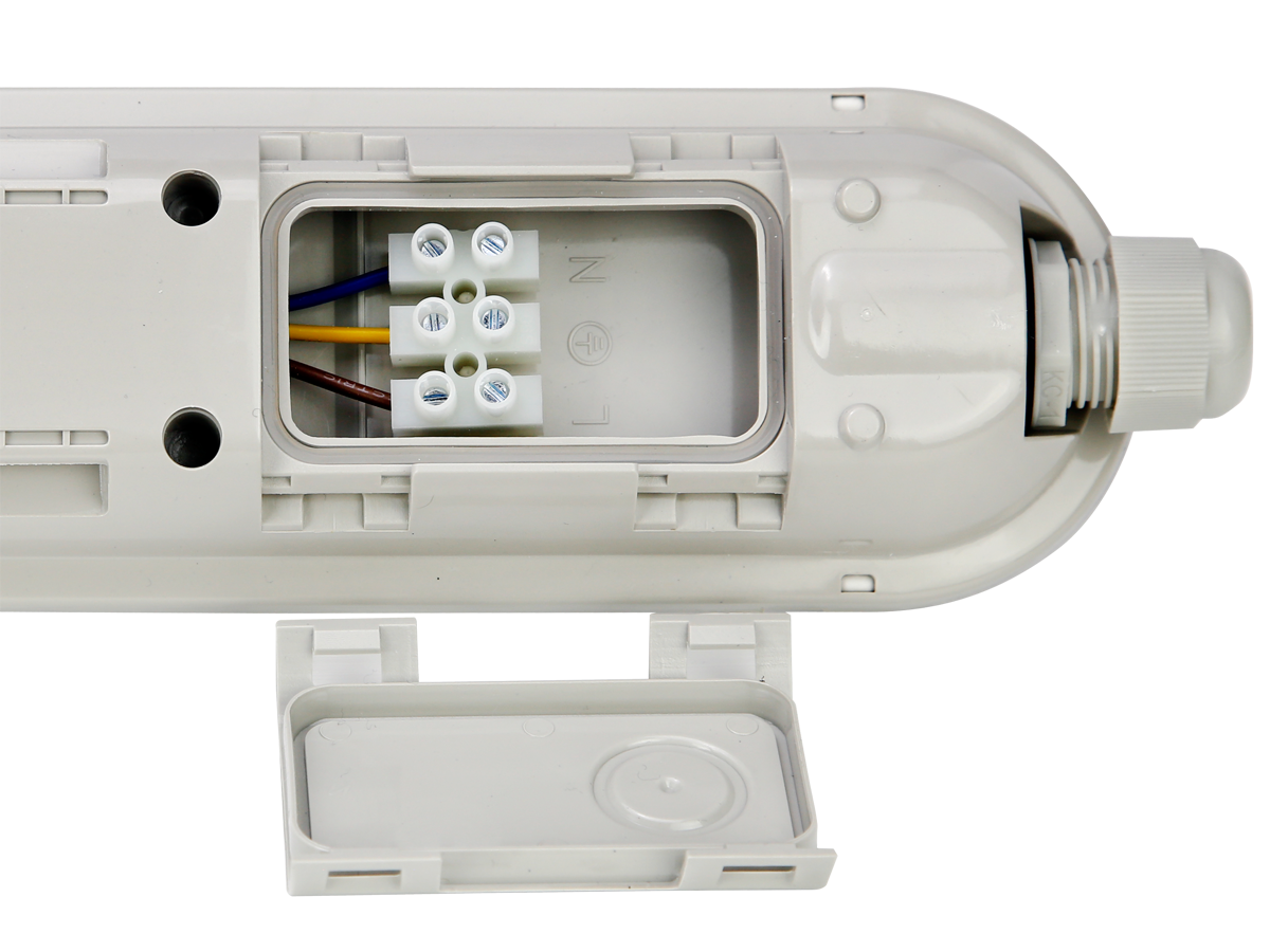 Hermetische armatuur LINKER 4000K 21W 3150lm IP65 60cm grijs PRIME noodmodule AW 3h AT
