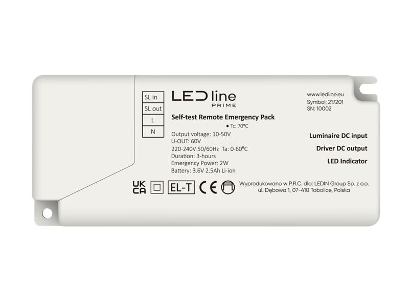 Backlit Paneel 4000K 42W 6300lm IP20 60x60cm wit UGR<19 PRIME noodmodule LAW 3h AT