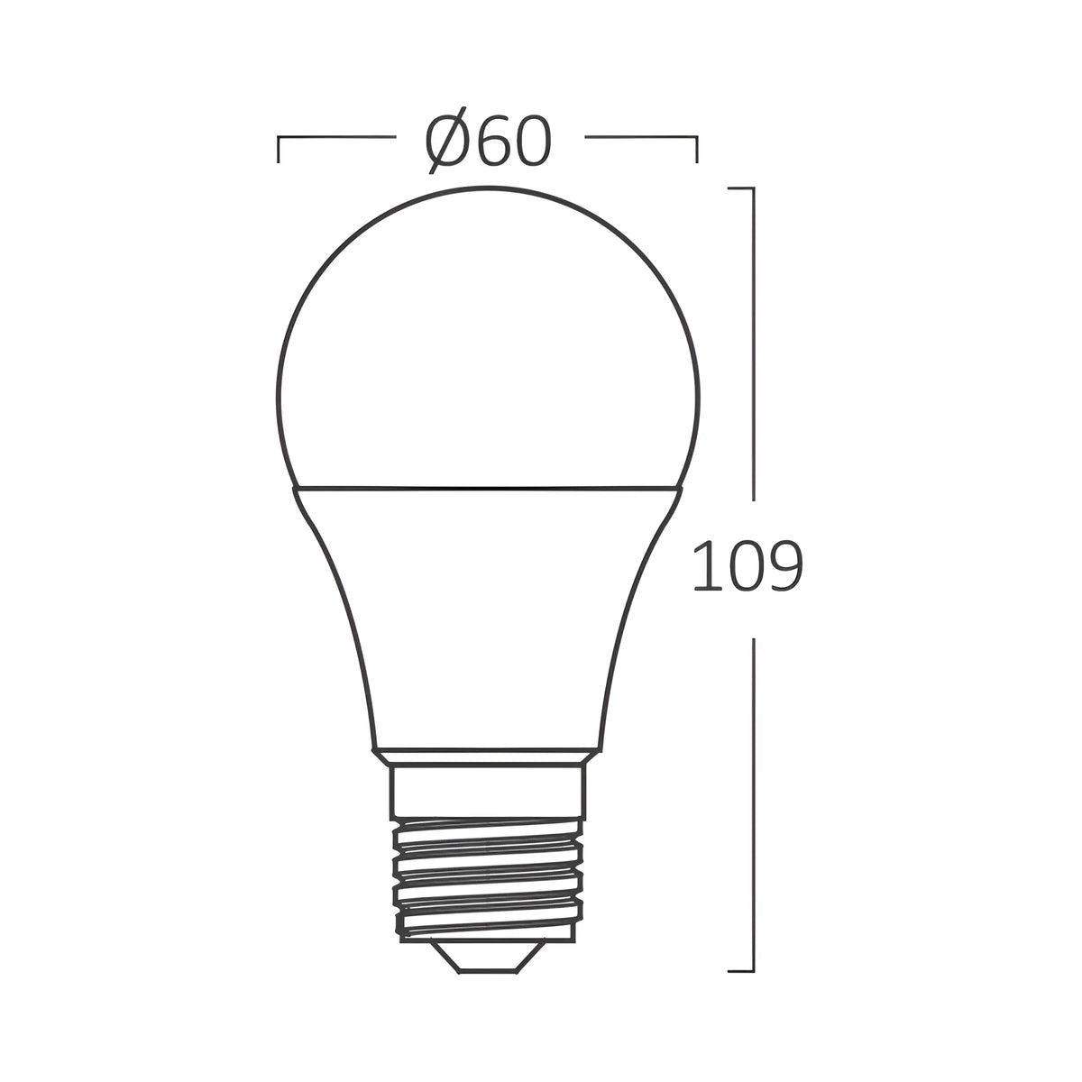 Braytron Advance LED Lamp 5W E27 3000K A60