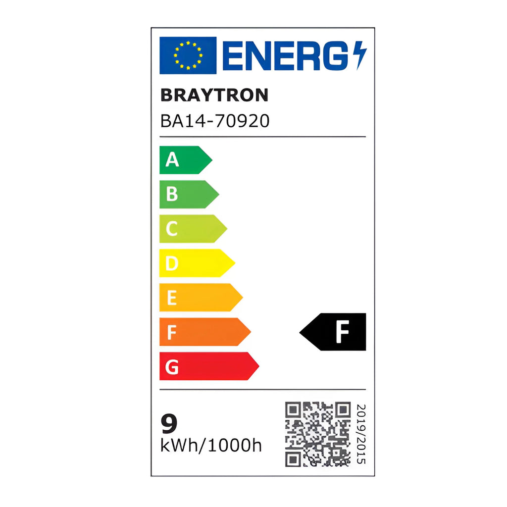 Braytron Advance LED Lamp 9W E27 3000K MO.SENS. A60