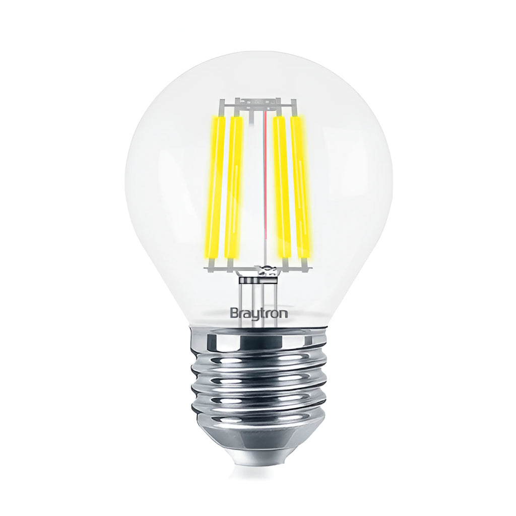 Braytron Advance LED Lamp 6W E27 3000K Transparant G45