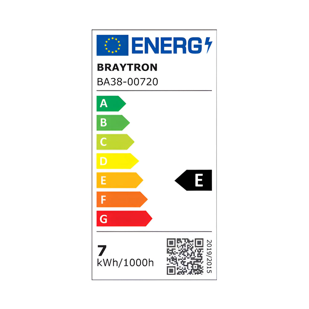 Braytron Advance LED Lamp 7W E27 3000K Transparant A60