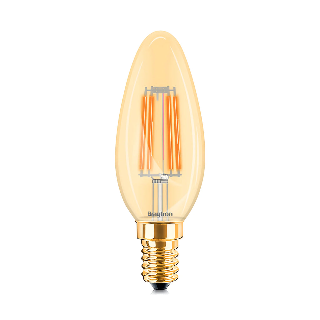 Braytron Advance LED Lamp 4W E14 2200K C35 AMB DIM