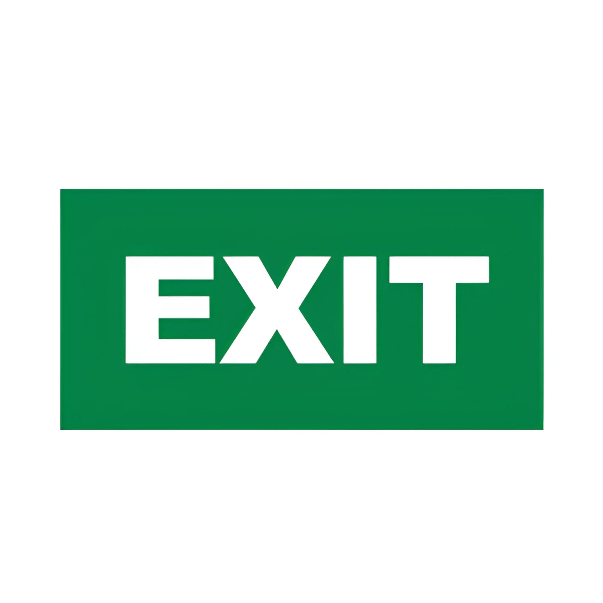 Braytron Exit Sing Nooduitgang Bordje EXIT PVC FOR BC14