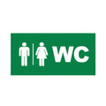 Braytron Exit Sing Nooduitgang Bordje WC PVC FOR BC14