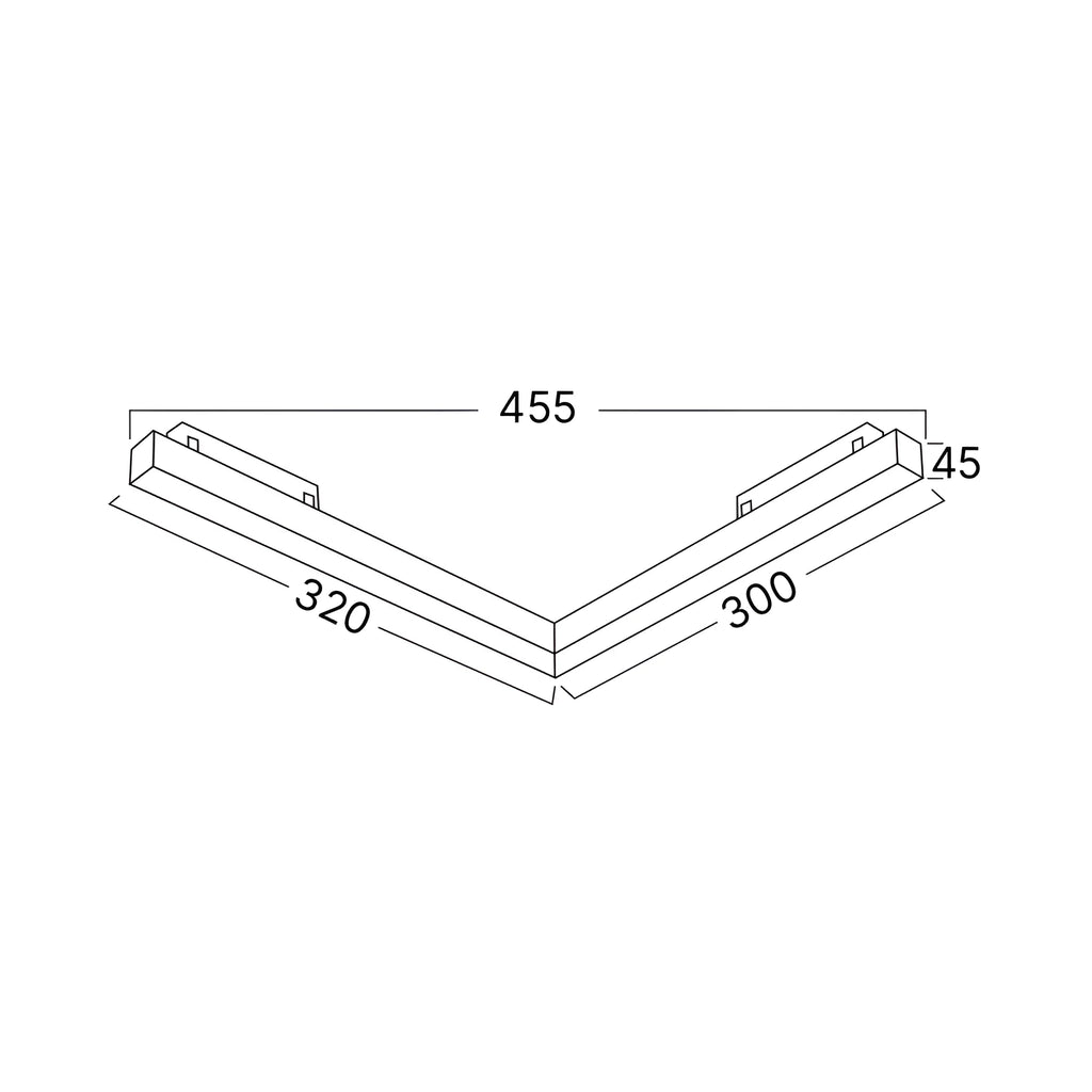 Braytron M20 Magneetrail Lineair 20W 48VDC Zwart LNR300C 3IN1