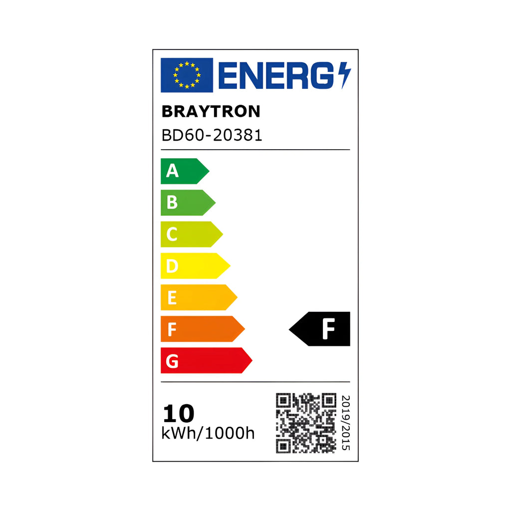 Braytron S20B Magneetrail Lineair 10W 48VDC Zwart LNR300 3IN1