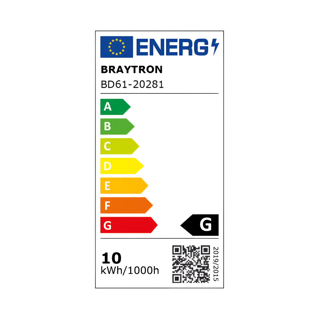 Braytron S20B Magneetrail-armatuur 10W 48VDC Zwart TRC045 3IN1