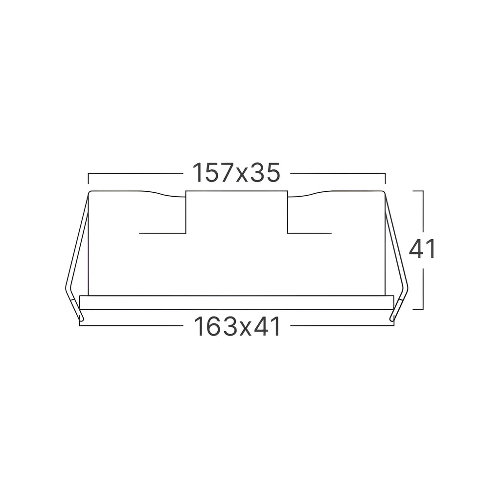 Braytron Linex Lineaire LED-armatuur 9W 3000K Wit LN6