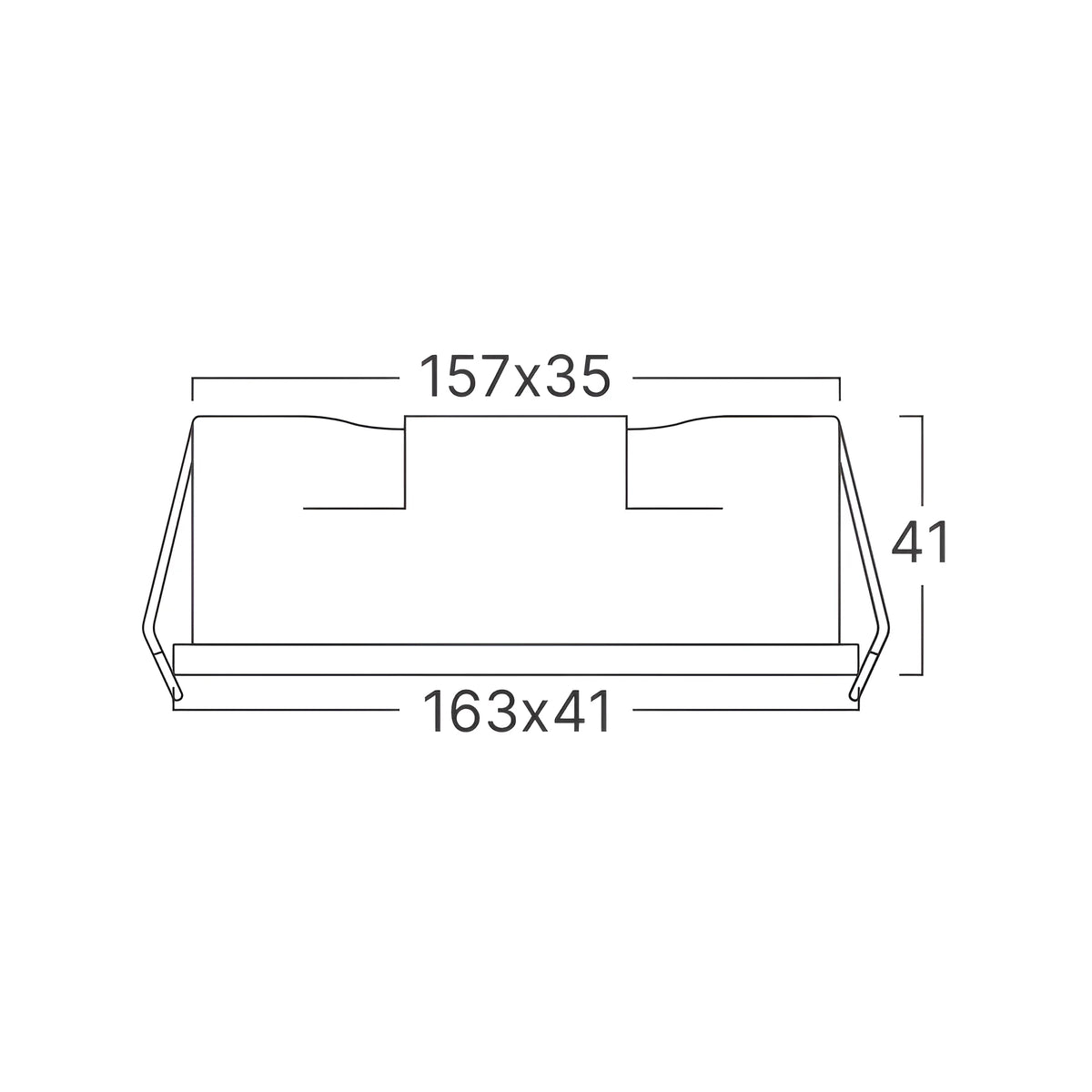 Braytron Linex Lineaire LED-armatuur 9W Zwart LN6 3CCT