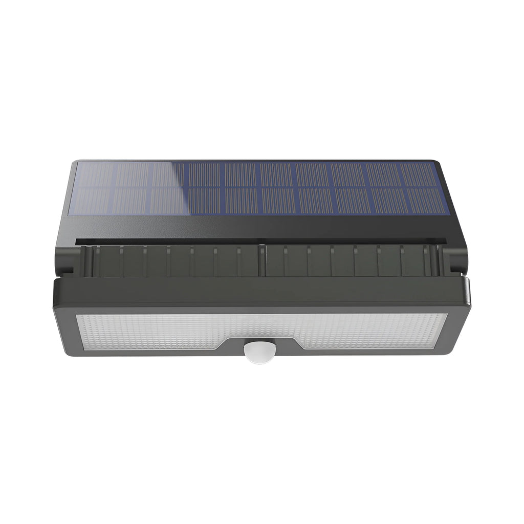 Braytron Solaris Solar Wandlamp 10W IP54 Zwart W3 3IN1