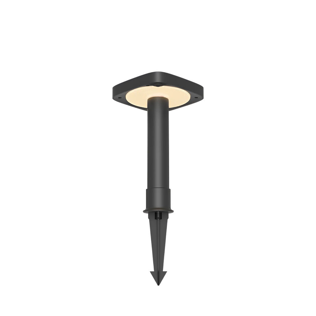 Braytron Spike Grondspot 8W IP65 Zwart 2B RND 2IN1