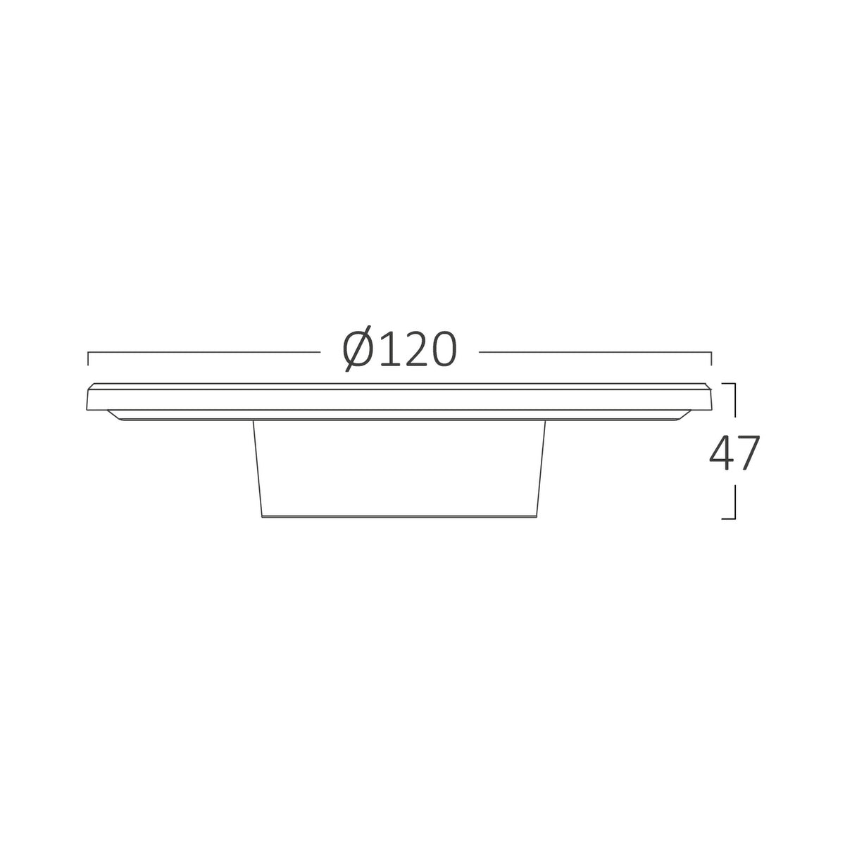 Braytron Palermo Wandlamp 8W IP65 Wit XS RND 3IN1