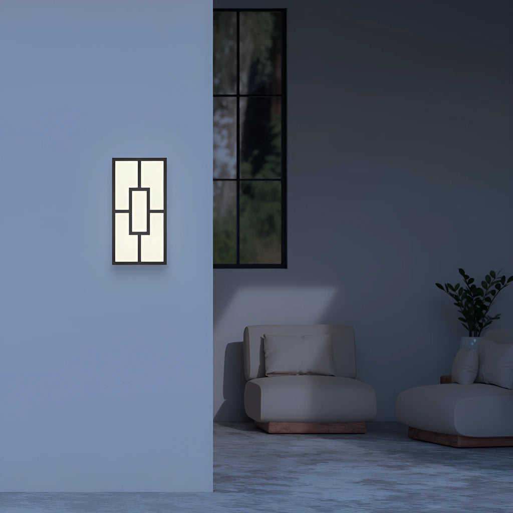 Braytron Veneto Wandlamp 20W IP44 Zwart A SQR 3IN1