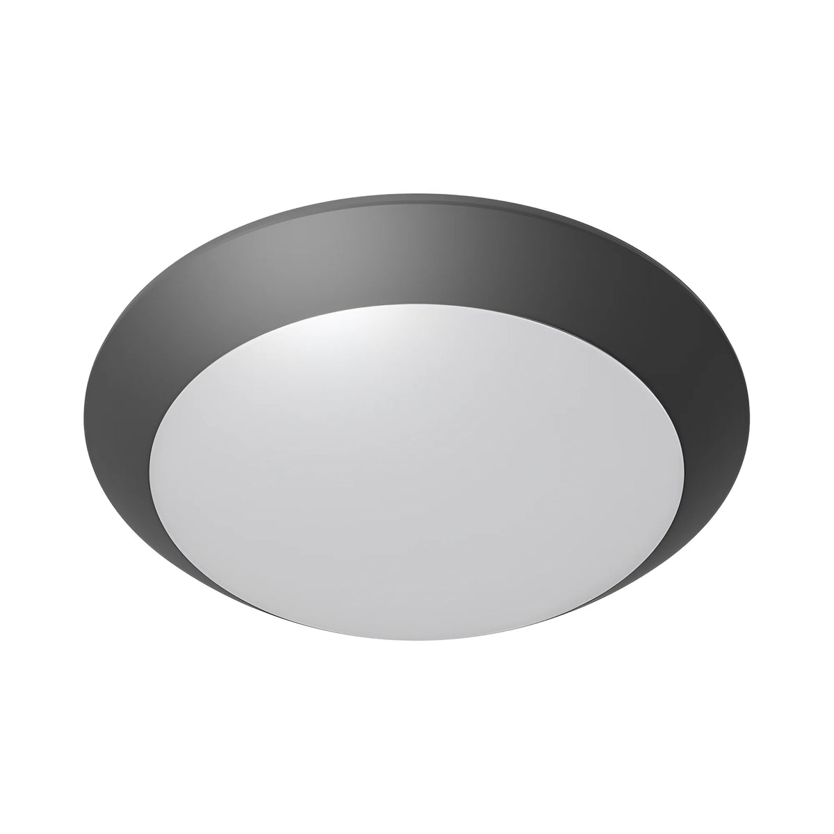 Braytron Napoli Plafondlamp IP65 Grijs D270 1xE27 PC SNS