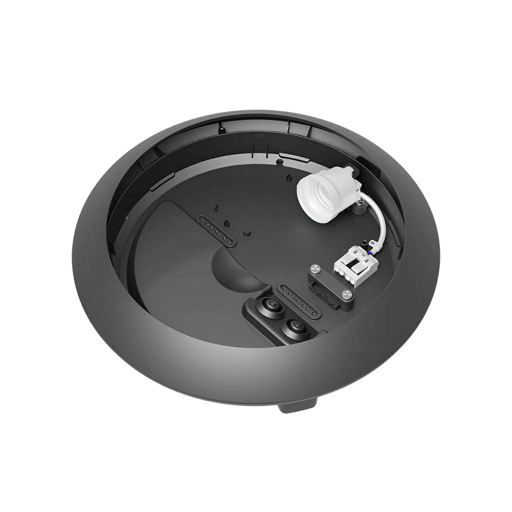 Braytron Napoli Plafondlamp IP65 Grijs D270 1xE27 PC SNS