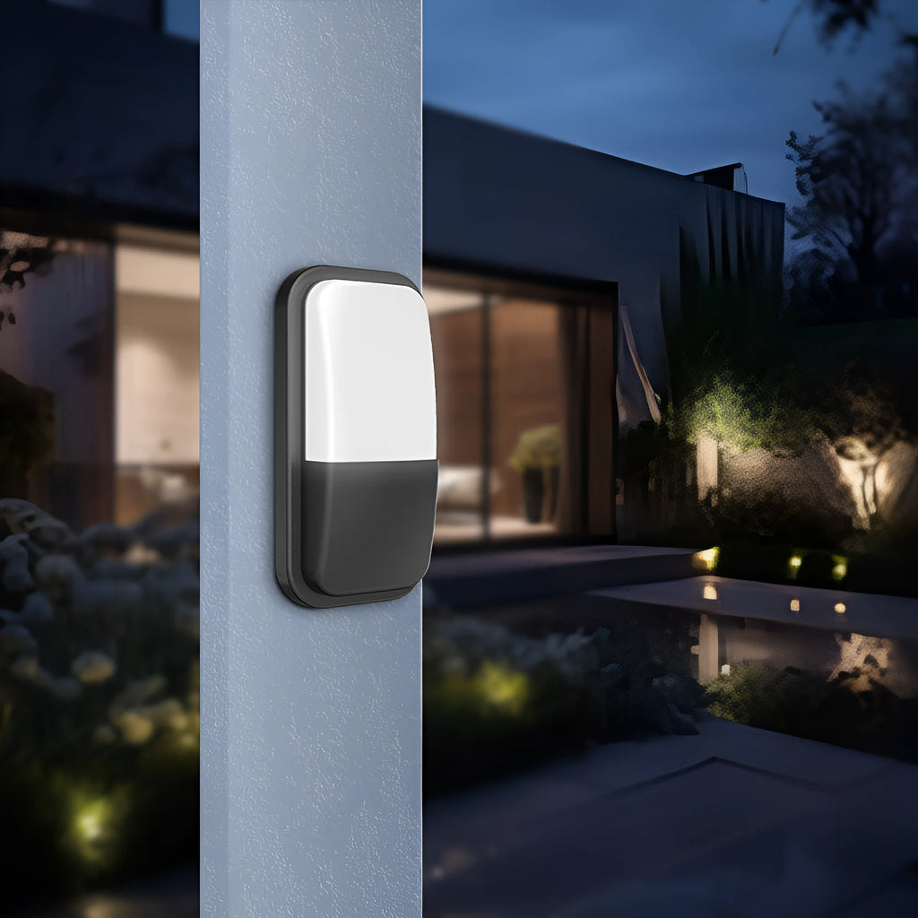 Braytron Walls Wandlamp 15W 3000K IP65 Zwart A ELP