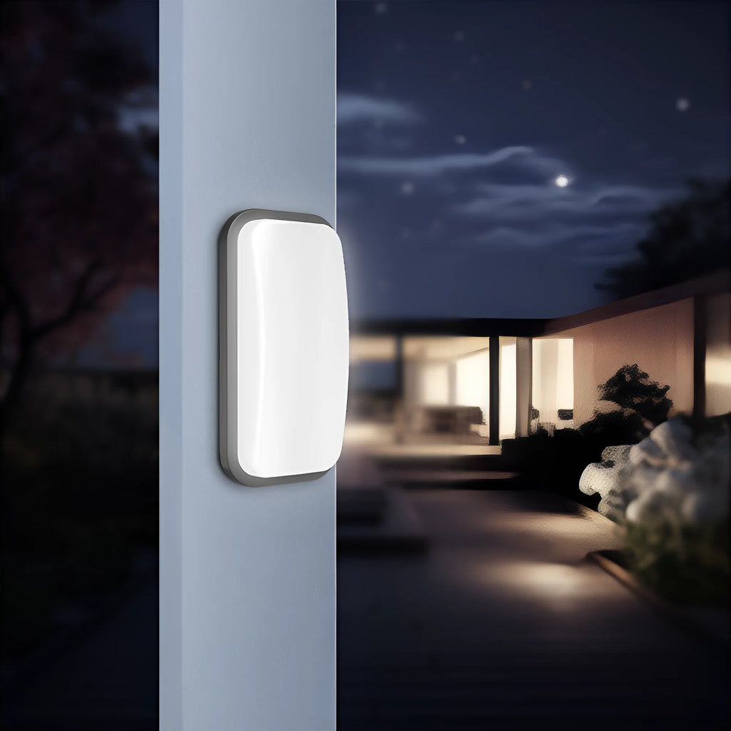 Braytron Walls Wandlamp 15W 3000K IP65 Zwart B ELP