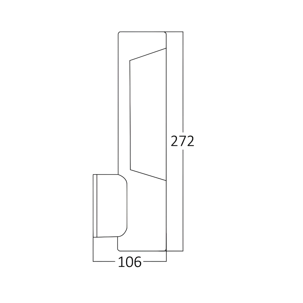 Braytron Tarus Wandlamp 7W 3000K IP54 WLA