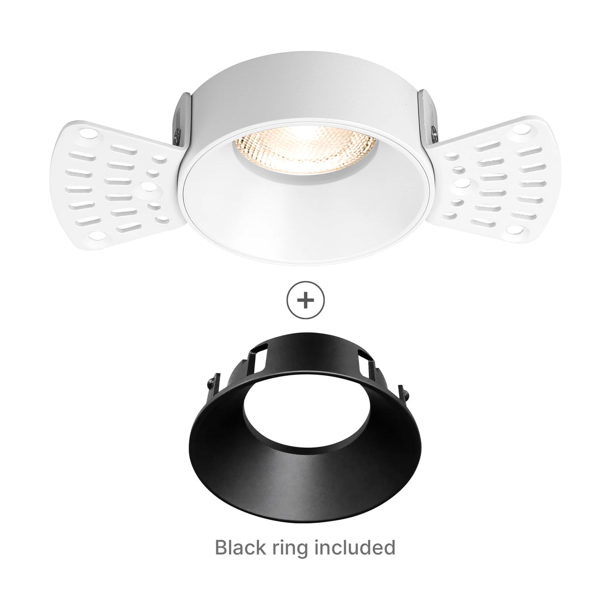 Braytron Gata LED Spot Zwart TR 1 RND