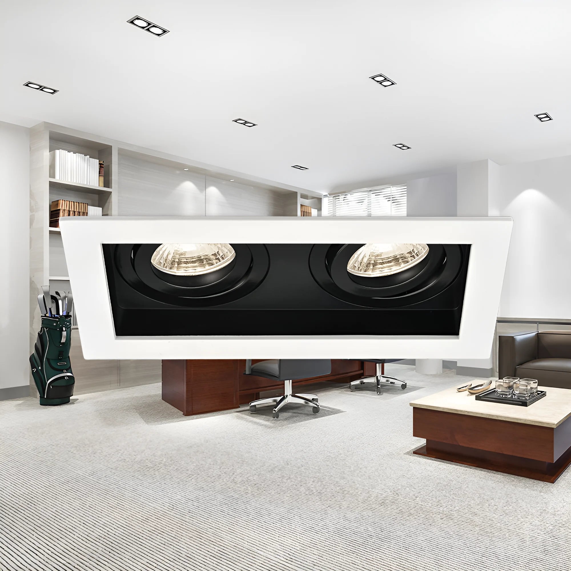 Braytron Beta LED Spot Zwart A SQR 2D