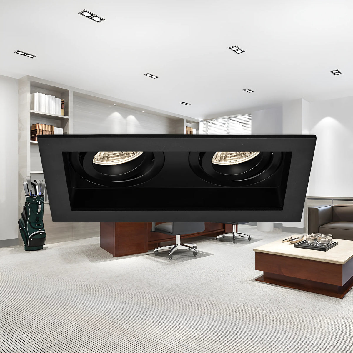 Braytron Beta LED Spot Zwart A SQR 2D