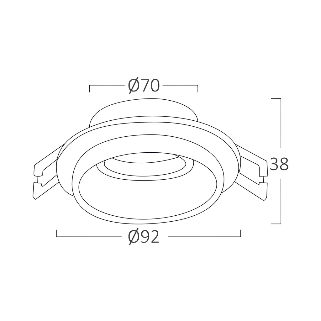 Braytron Alfa LED Spot Wit E RND