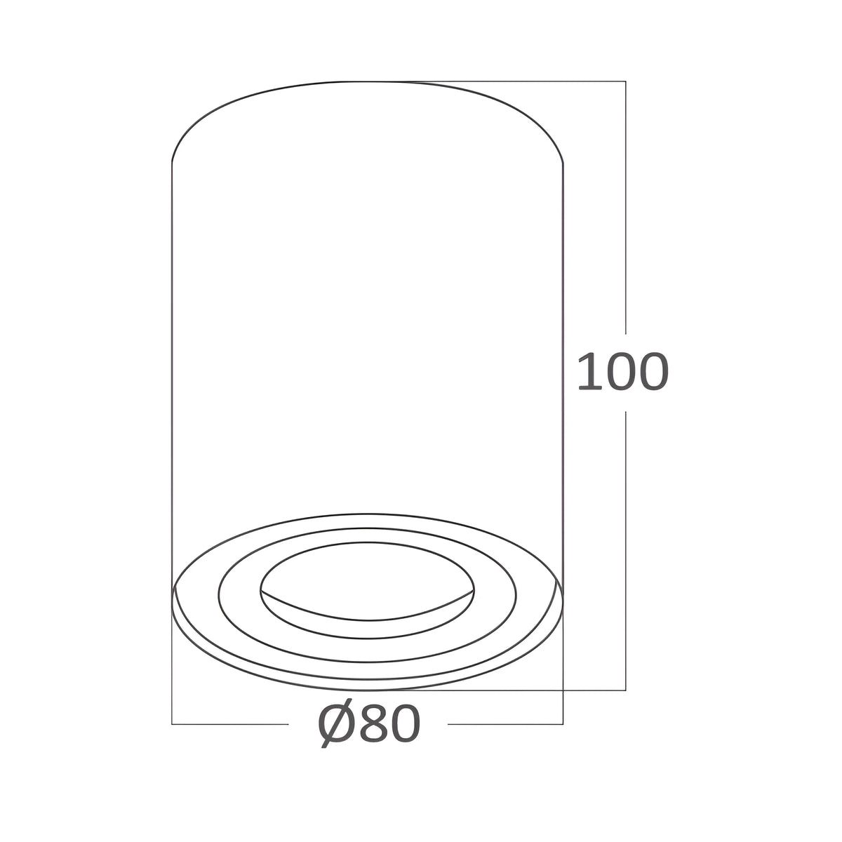 Braytron Gama LED Spot GU10 Wit 8010 RND