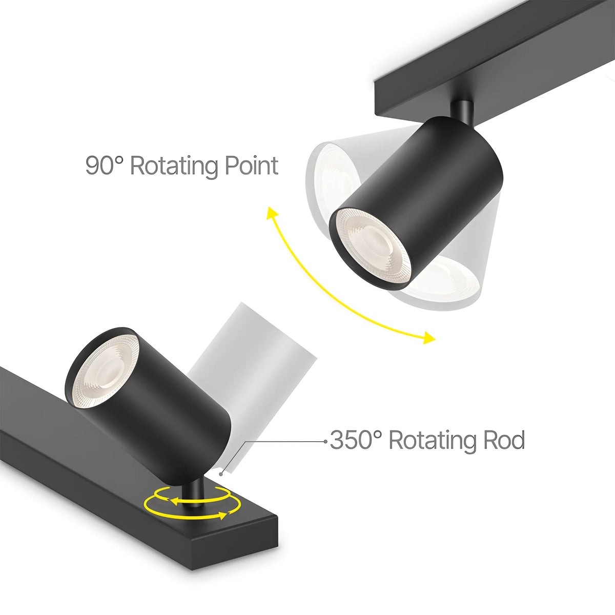 Braytron Beta LED Spot GU10 Zwart SRQ 1