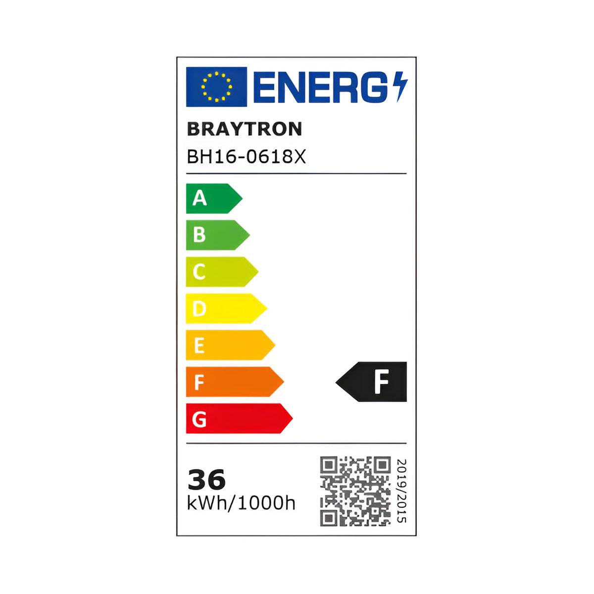 Braytron Blade Plafondlamp 36W Zwart PD RND 3IN1