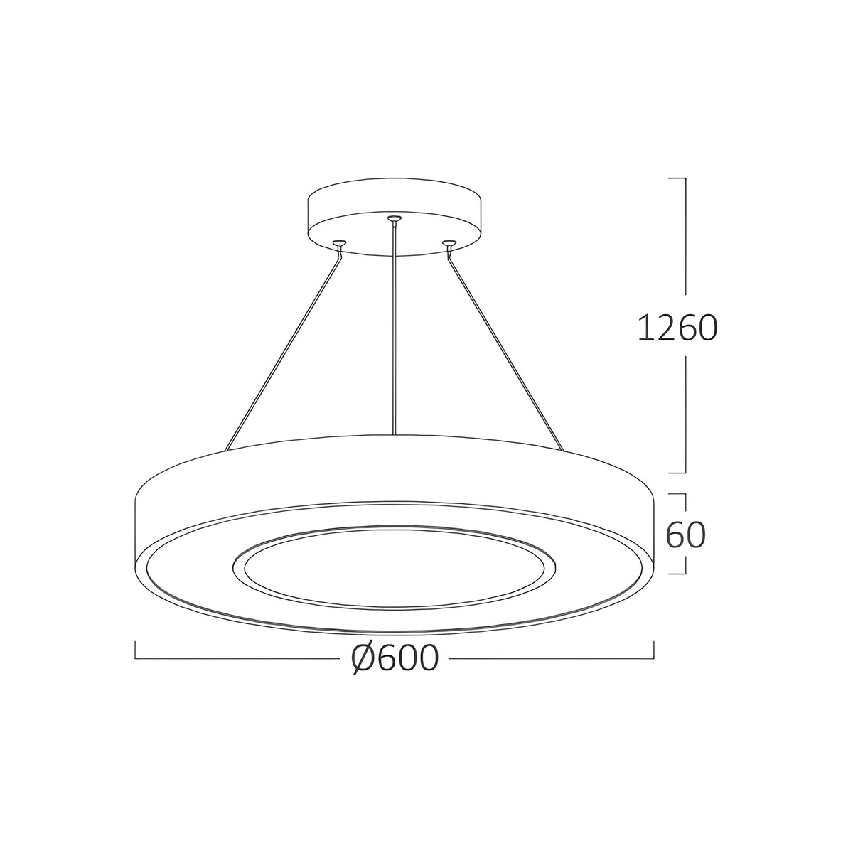Braytron Blade Plafondlamp 45W Zwart PD RND 3IN1