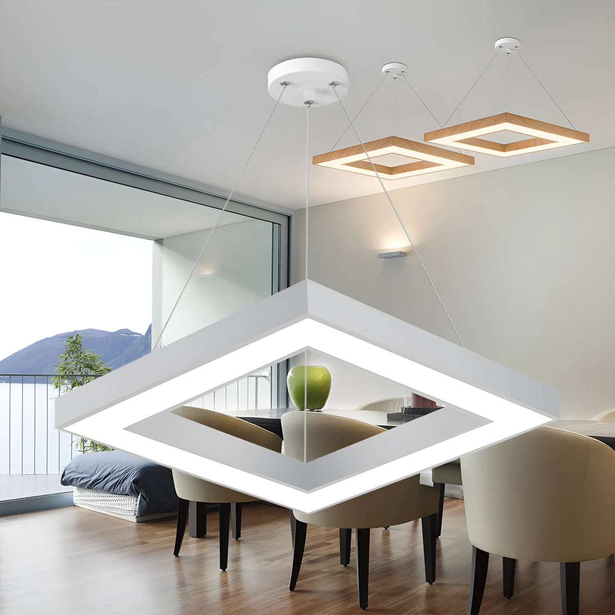 Braytron Blade Plafondlamp 36W Wit PD SQR 3IN1