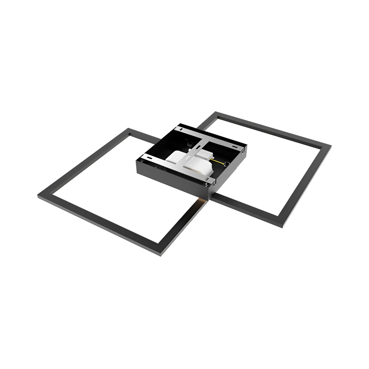 Braytron Crystal Plafondlamp 55W Zwart A 3IN1 RMT