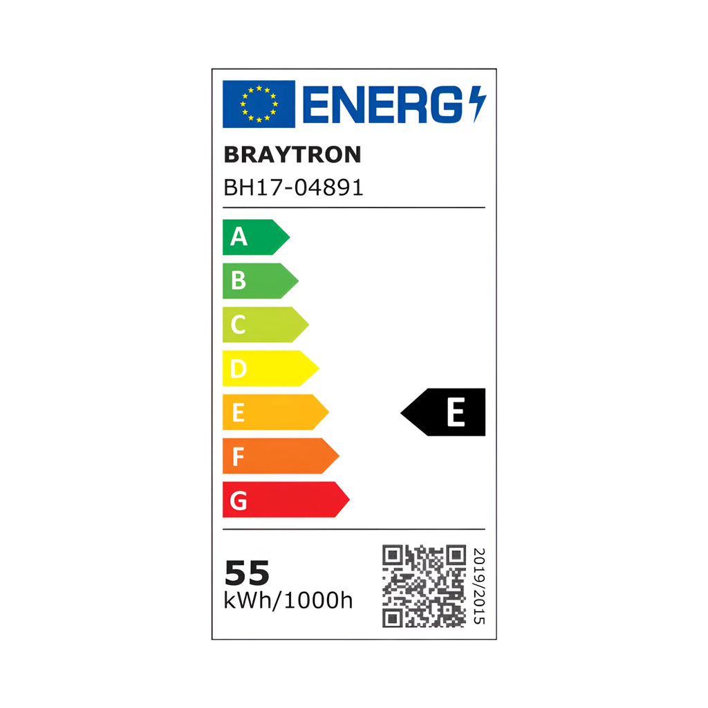 Braytron Crystal Plafondlamp 55W Zwart A 3IN1 RMT